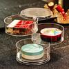1pc-Multi-Layer Rotary Jewelry Storage Box Round Display Stand DIY Bead Jewelry Classification Transparent Display Case For