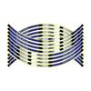 16Pcs Universal 17"18" Strips Motorcycle Wheel Stickers Car Reflective Rim Tape Motorbike Bicycle Auto Decals for Honda