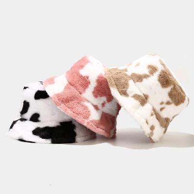 Myke høst-friluftscasual-luer Ruffle bøttehatt Plysj lotus Varm fiskerhatt Jenteluer