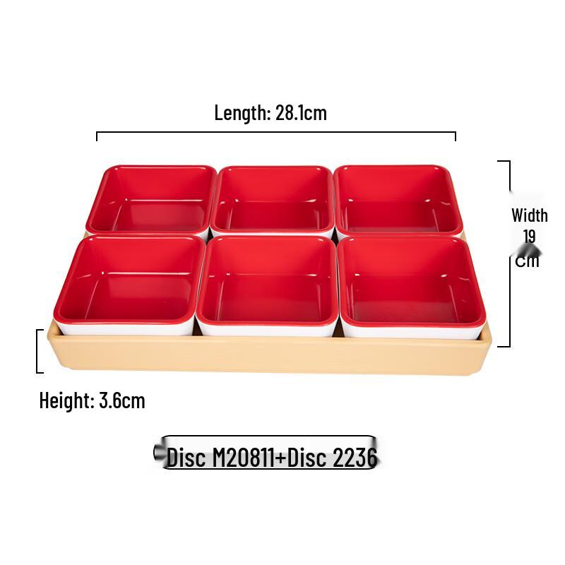 Melamine Snack & Dessert Platter