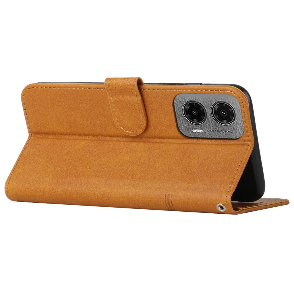 Für Motorola Moto G35 5G Hülle Ständer Flip Schutz Leder Handyhülle