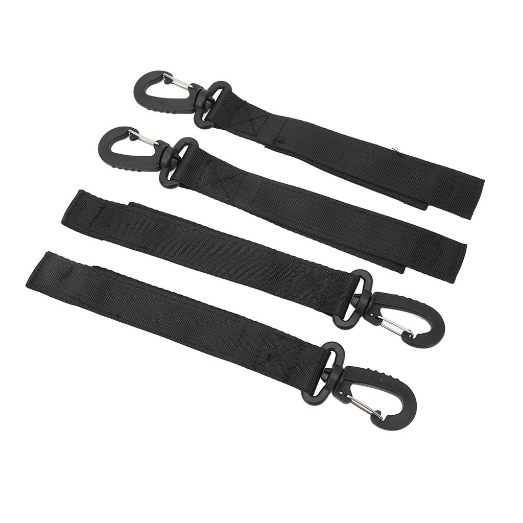 4 Pcs Boat Paddle Clip Adjustable Kayak Oar Snap Clip Corrosion Resistance Nylon Canoe Paddle Holder