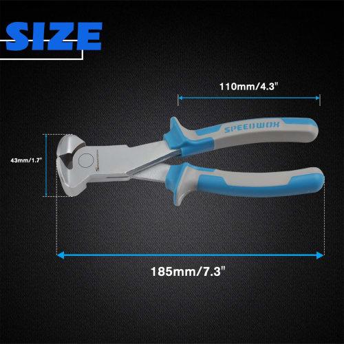 SPEEDWOX End Nippers, 185mm Long, Professional Hobby Beading Tool, DIY Cutting Tool, Professional Grade, Beginner-Friendly, for Home Repairs, Accessor