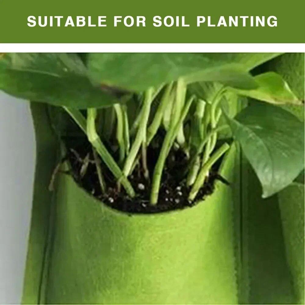 NOVINKA nástěnné závěsné kapsy Pytle na sázení Květináč Domácí zahrada Pěstovací taška Zahradní květináč Vertikální květináč Suculentas Domácí dekorace