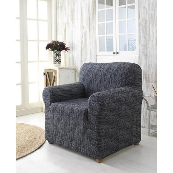 

Чехол на одноместный диван Karna Home Roman Jacquard Антрацит