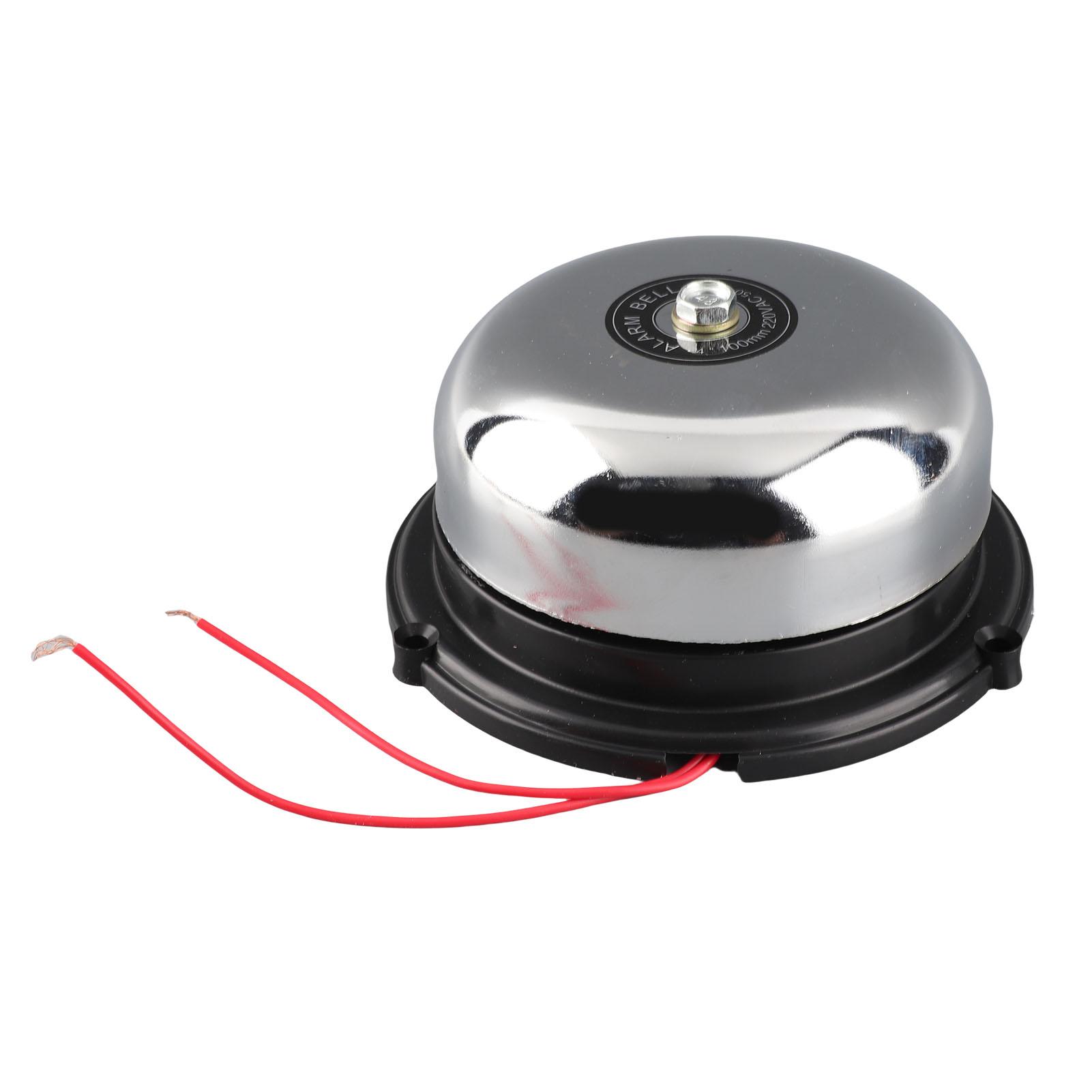 

4 дюйма Электрический звонок из нержавеющей стали Тип с внутренним ударом Звонок без искр 10 Вт для звукового сигнала