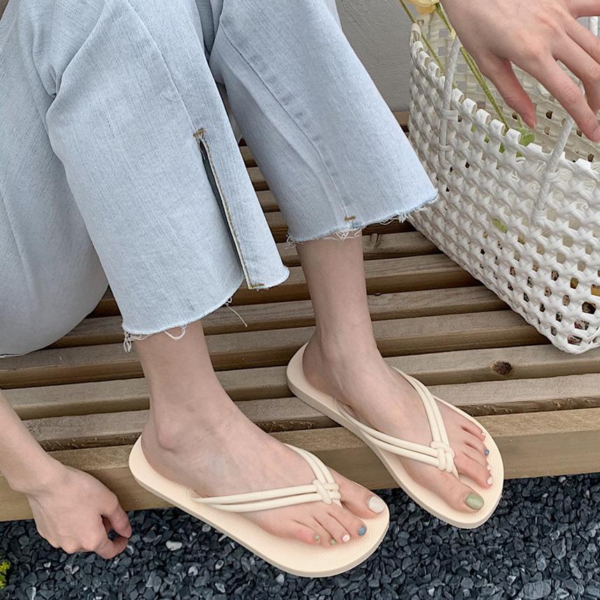 

Flip-flops, Slippers, Flat Sandals, Non-slip Soft-soled Beach Shoes 36 чорний