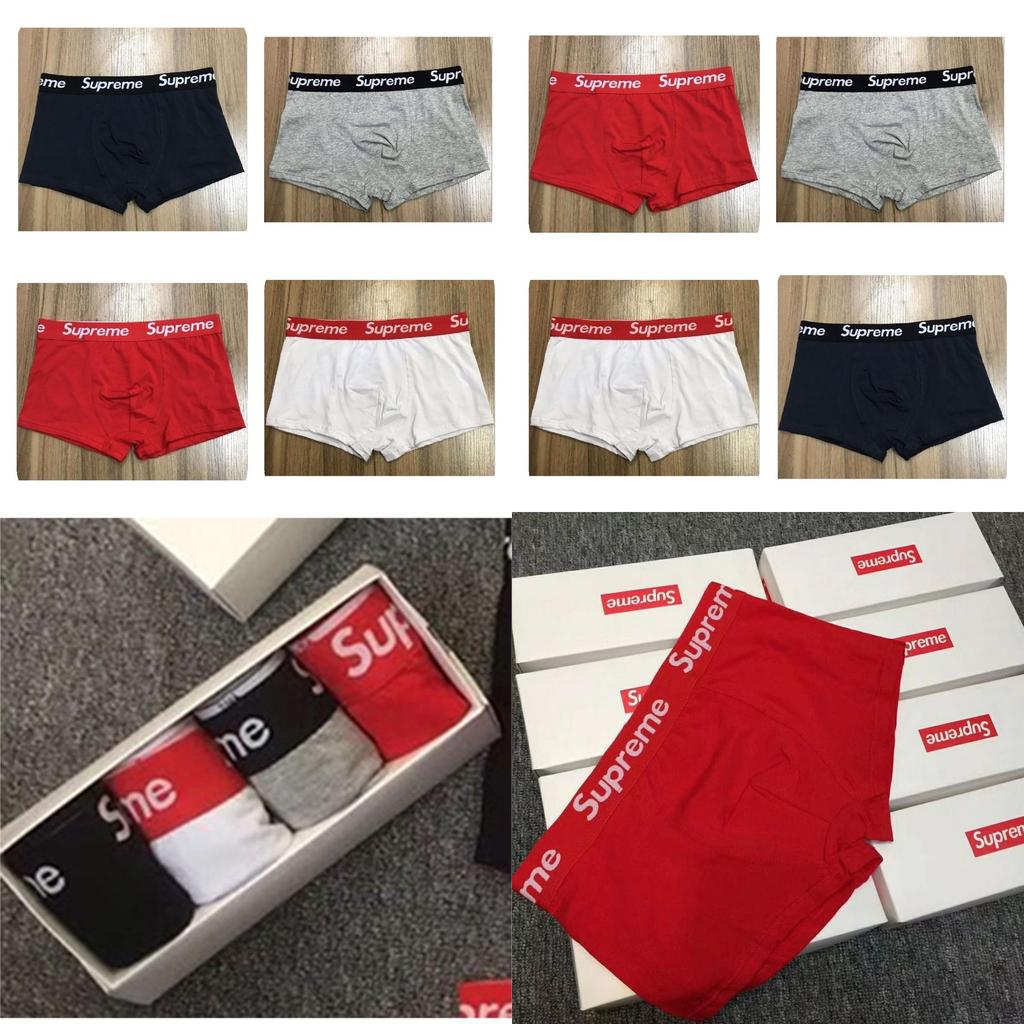 Cuecas Boxers Esportivas Masculinas Grandes de Algodão Respirável de Cintura Média para Jovens Roupa Íntima Confortável
