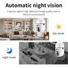 E27 2.4G 5G Wifi HD Camera Bulb IP Camera Night Vision Full Color Automatic Human Tracking 4X Digital Zoom Security Surveillance