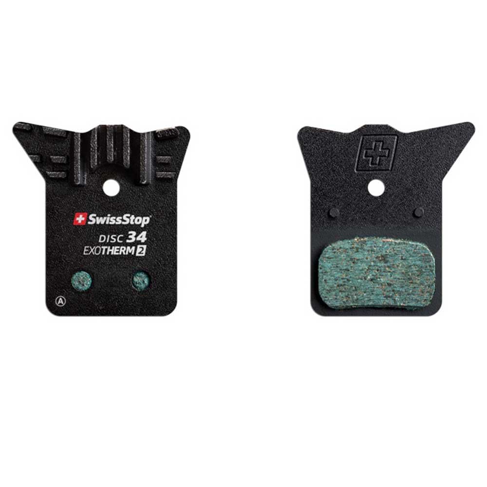 Swiss Stop EXOTherm 2 Disc Brake Shimano Pair Pads, K-Type/L-Type, Metallic,