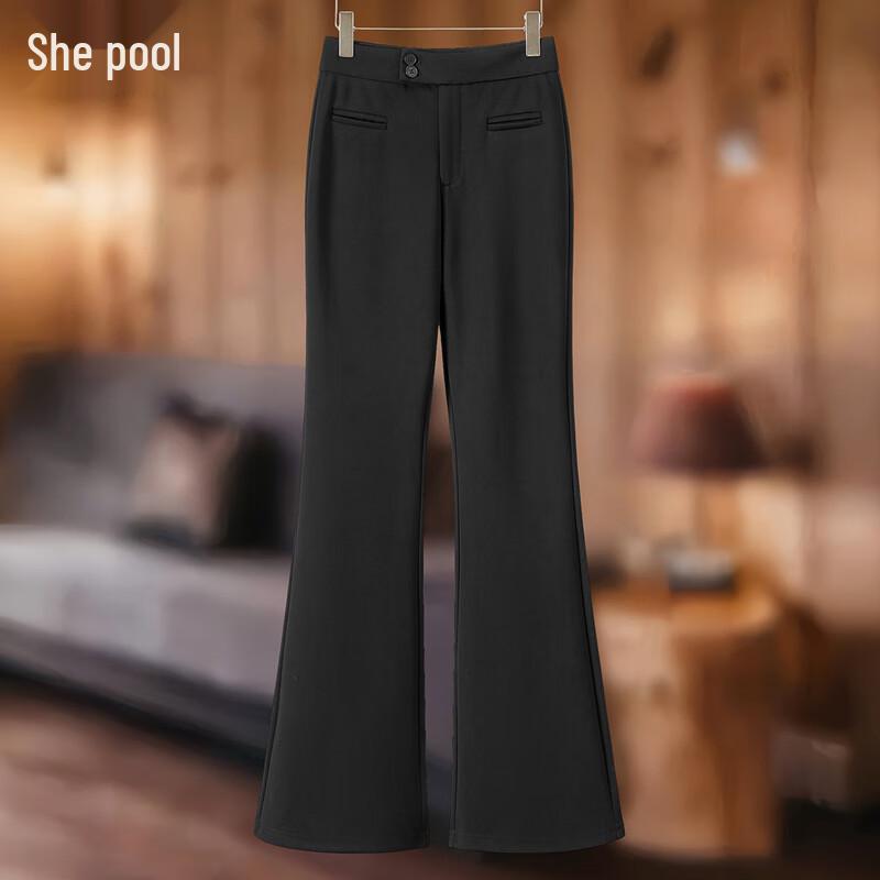 

Tachi Women s High-Waist Retro Drapey Bootcut Pants M