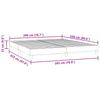 Box Spring Bed Without Mattress Dark Blue 200 X 220 Cm Velvet