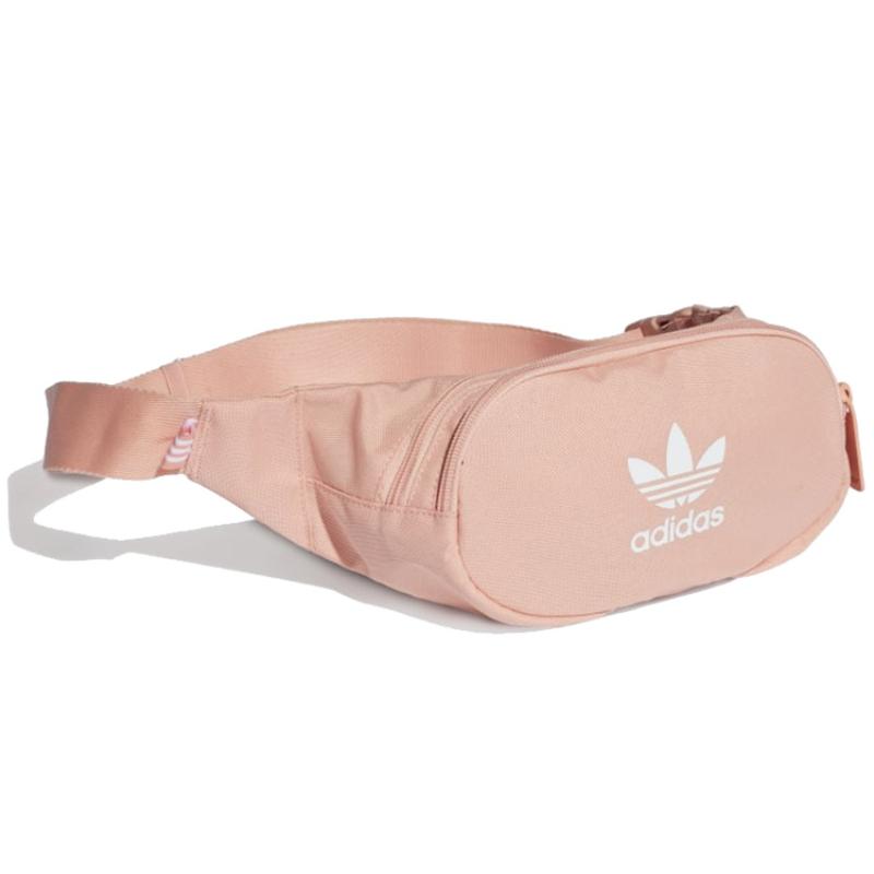 Adidas Rucsac de șold original din poliester, Geantă tip sling, Geantă de umăr, Geantă crossbody unisex roz Adidas DV2401