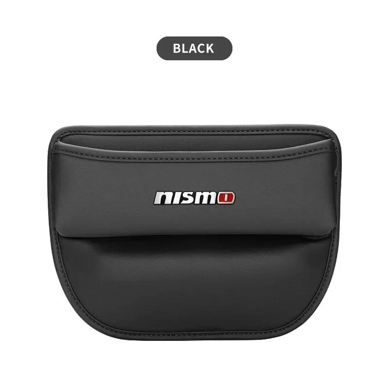 

PU Leather Car Seat Side Storage Pocket Suede Gap Filler Organizer Box For Nissan Nismo Tiida Teana GTR Juke Note Versa Almera
