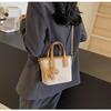 Trendy Bucket Bag For Women 2024 Spring New Fashion Minimalist High-end Handbag Shoulder Crossbody Bag