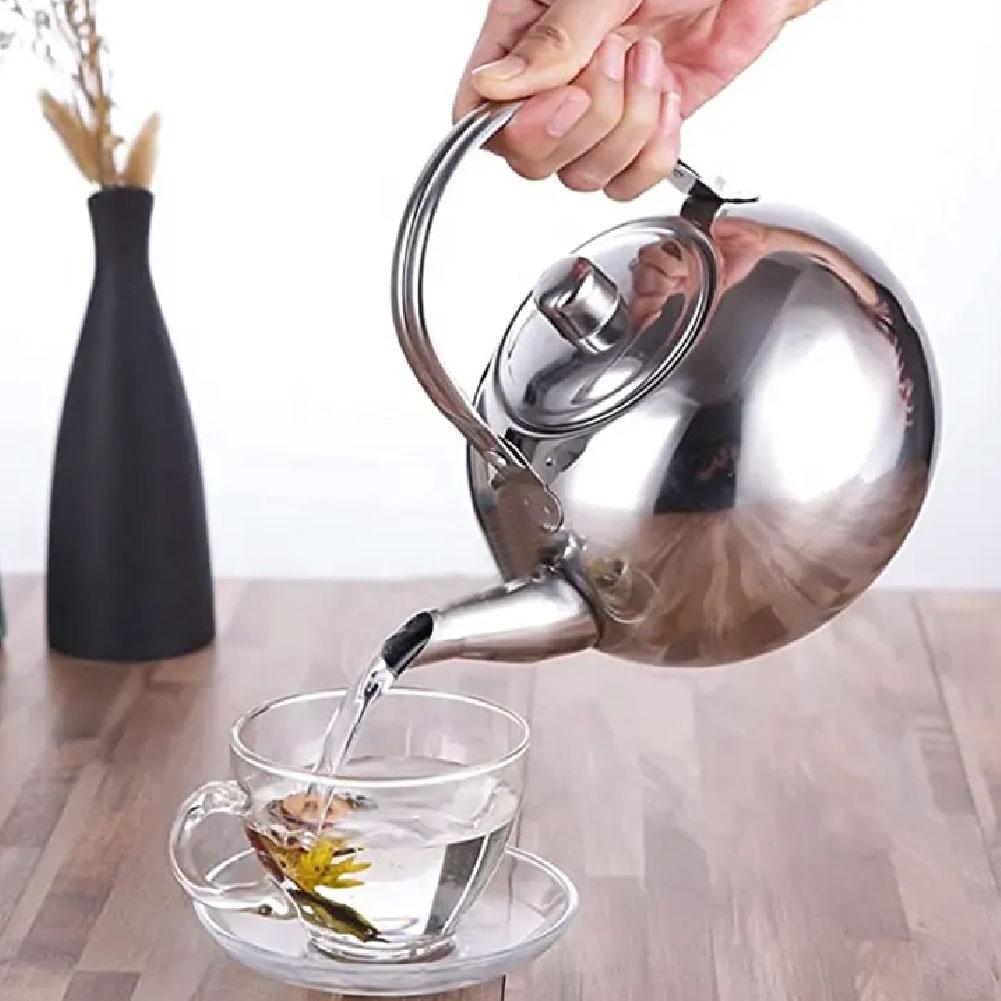 Nerezové konvice na vodu Čajová konvice s filtrem na spařování Konvice na kávu Džbán na zelený čaj Domácí kancelář Čajové kávové náčiní Nádobí