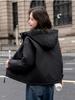 Women’s Short Hooded Quilted Cotton-Padded Winter Jacket