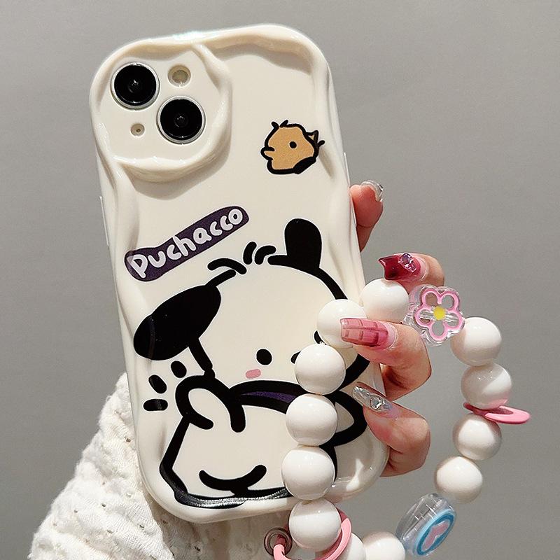 

Pacchard Dog подходит для Apple 16promax мобильный телефон чехол 14 защитный мягкий чехол IPhone 13 кремовый 12 силиконовый 15/x iPhone 6s