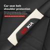 For KIA Car Interior Accessories Auto Seat Belt Cover Shoulder Pad Cerato Soul Venga Forte Spectra Sedona Niro CadenzaCH0 