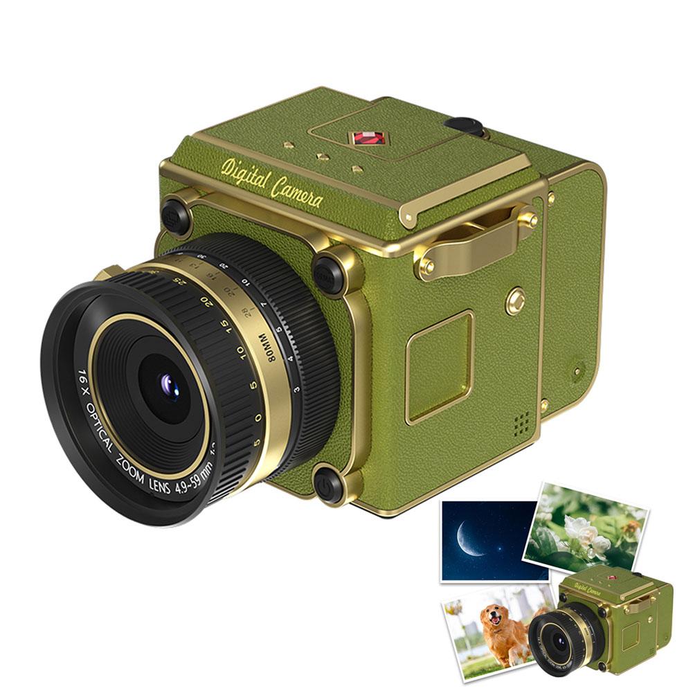 Retro 4K High-definition Dual Lens Reflective CCD Camera Lightweight And Portable With 26.4 Million Ultra High Definition Pixels