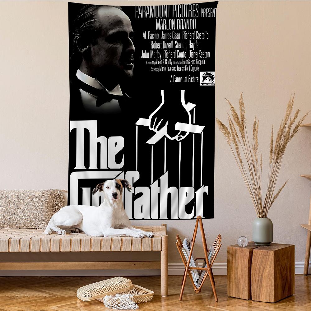 The GGodfather Movie Cartoon Tapestry Art Science Fiction Room Home Decor Wall Hanging Home Decor