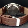 Seiko 5 AUTOMATIK VINTAGE 7025A JAPAN HERREN ROTES ZIFFERBLATT UHR a701227-5