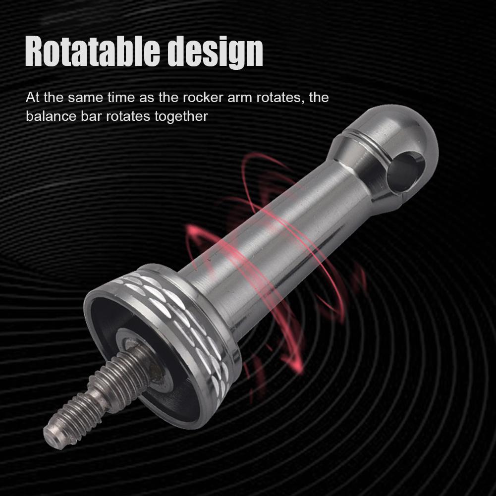 Metal Spinning Wheel Balance Bar Lightweight Fishing Wheel Modified Bar Portable Wear-Resistant Outdoor Accessories