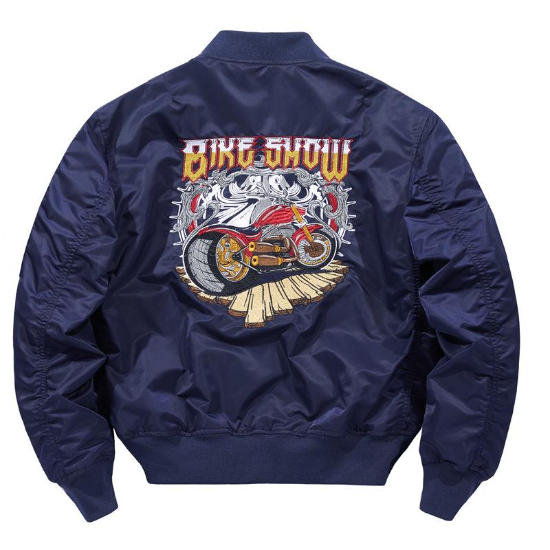 Outdoor Bomber Jacket Pánské jarní a podzimní vojenské overaly Vyšívané baseballové oblečení Pánský sportovní kabát Trend