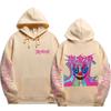 Stray Kids Evil Clown Drip Graphic Pullover Hoodie Background Joker‑Style Clown Face Drawstring Hood Oversized Unisex K‑Pop Streetwear Fan Merch