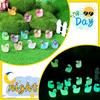 Luminous 100/200Pc Mini Ducks Moss Microlandscape Miniature Duck Figurines Fairy Garden Accessories Home Decor Glow In The Dark