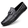 Large Soft Sole Genuine Leather Men's Loafers - Sizes 45-47