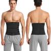 Mens Neoprene Waist Trainer Adjustable Strap Belly Slimming Belt Sauna Sweat Band Active Waist Trimmer