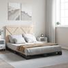 VidaXL Bed Frame with Headboard Grey 160x200cm Solid Pine Wood, Bed, Bedroom Furniture, Wooden Bed, Bed 3281583