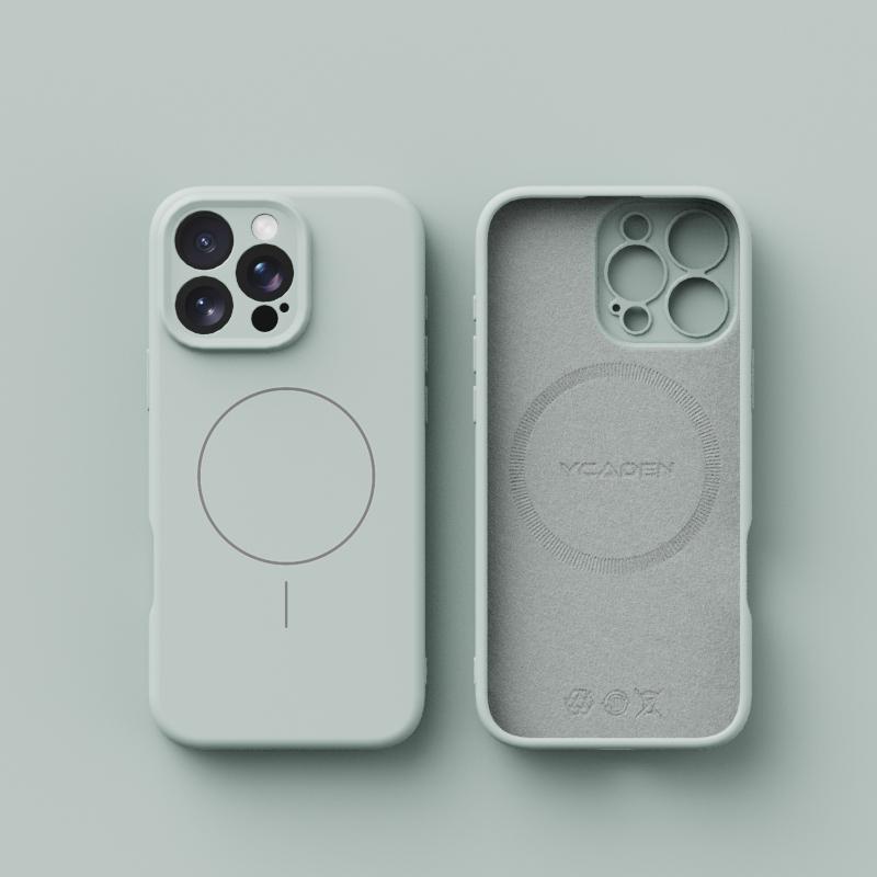 Flytande Silikon Slim Magnetiskt Telefonfodral För iPhone 16 Plus 15 Pro Max 14 Pro 13 12 11 Linsskydd Mjuk Stötsäker Matt för Magsafe Baksida