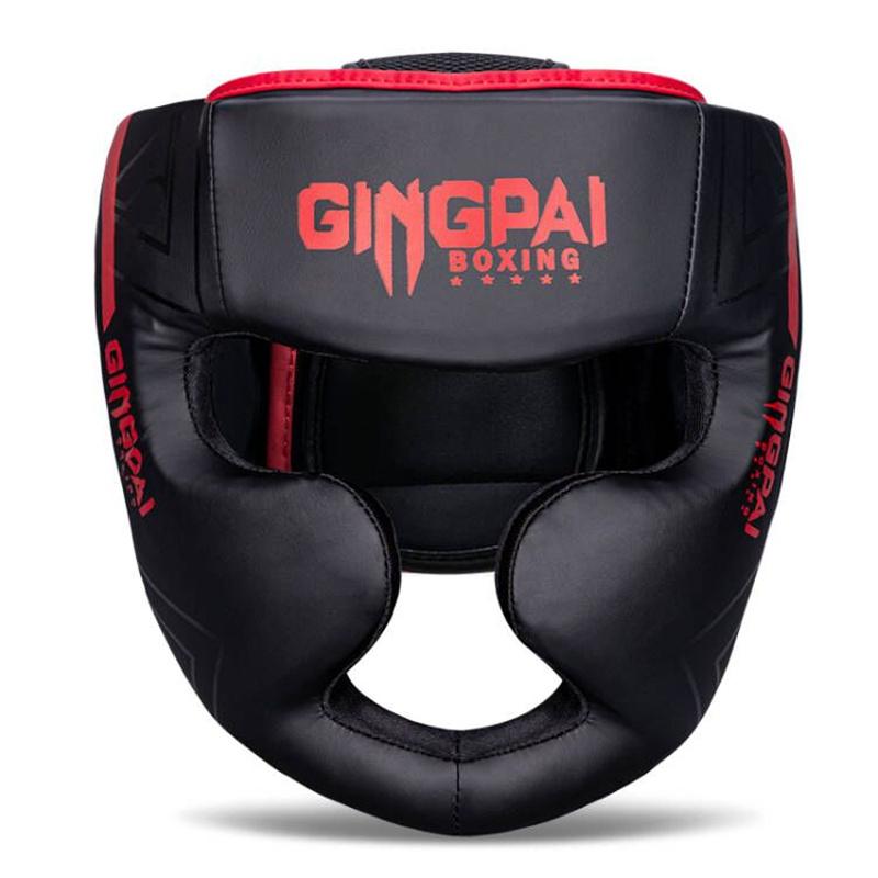 Kickbox-Helm Karate Muay Thai Boxhandschuhe Free Fight Kopfschutz MMA Kopfschutz Sanda Training Sport Atmungsaktiv