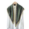 Korean Version Cashew Plaid Triangular Twill Seal Waist Fart Curtain Silk Scarf Shawl Women's Four-season Scarf Scarf Versatile