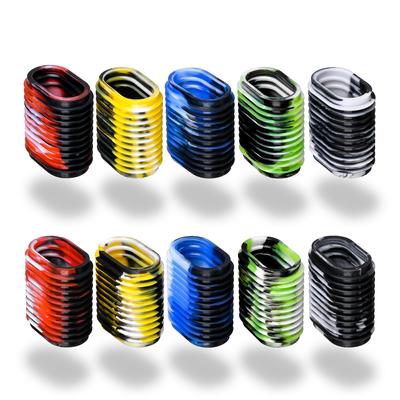 Nuovo set da 5 paia di Manopole in Gomma LEO per Mulinelli da Pesca, Impugnature Resistenti, Copri Pomello Antiscivolo per Mulinelli da Esche, 10 Accessori in Totale Accessori da Pesca
