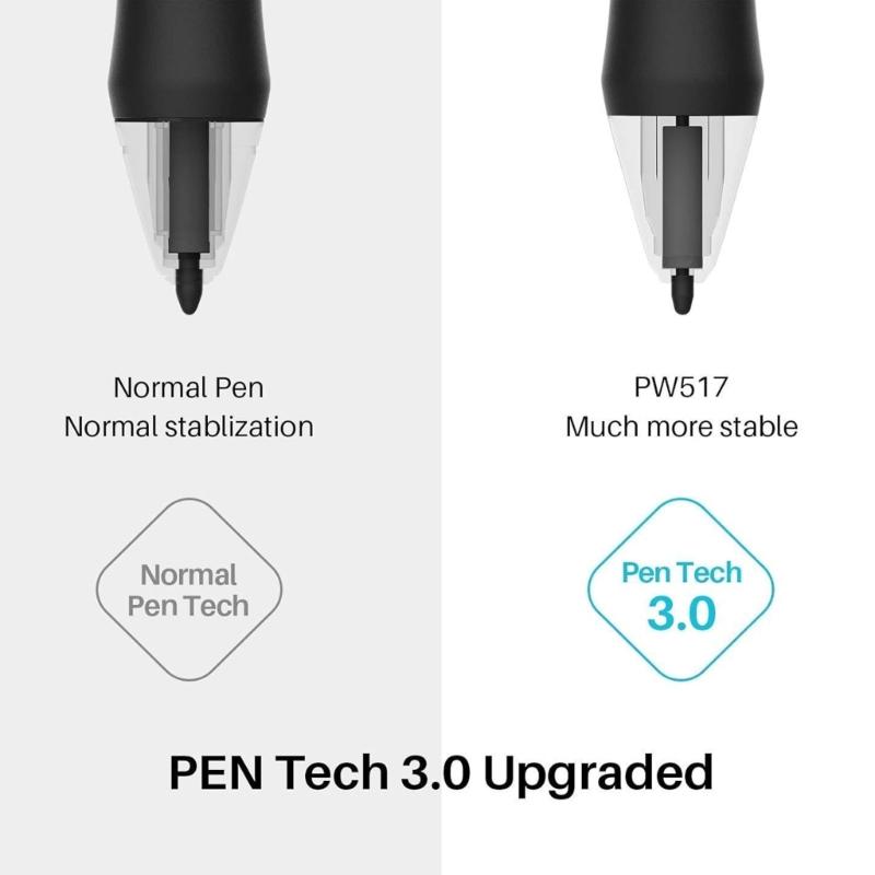 10Pcs Replacement Touch Stylus Pen Nib Tips Apply For PW517 for Kamvas 12/13/16/22 Refill Tip