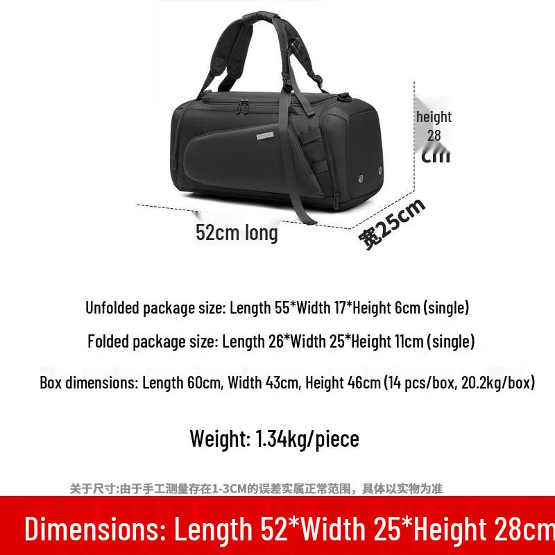 ZOYU Outdoor Wet Dry Separation Travel Bag