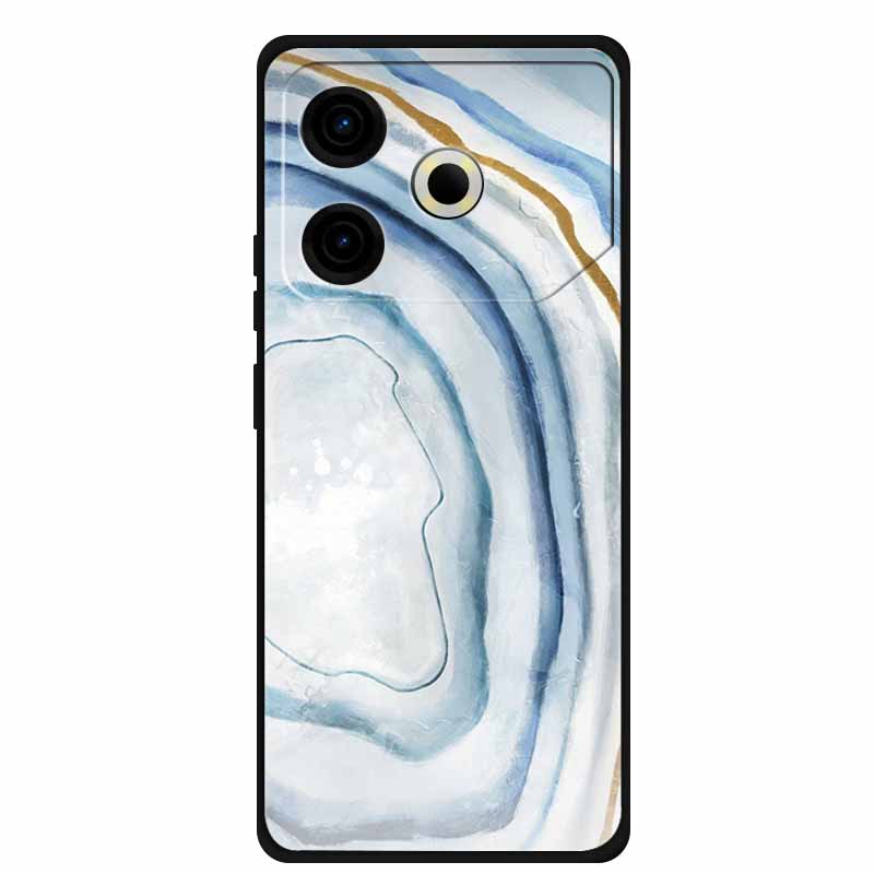 Phone Case For Tecno Pova6 Neo TPU Back Coque for Pova 6 Neo Marble Colour Soft Cover Protective Funda Luxury Silicone Shell