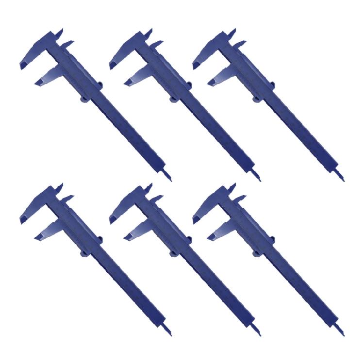 

6 Pcs 150mm Vernier Caliper with Double Scale Easy to Use Measuring Tool for Carpentry Jewelry Measuring темно-синього кольору