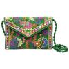 Clutch Bags for Women Jaipuri Rajasthani Handmade Embroidery Mirror Work Stylish Sling Bags for Women Cross Body Bags for Ladies and Girls - 22X16 Cm