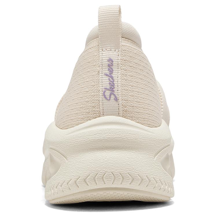 Skechers Modern DLux Comfortable Soft Versatile Low-Top Casual Shoes Women Sneaker Beige 159117-NAT