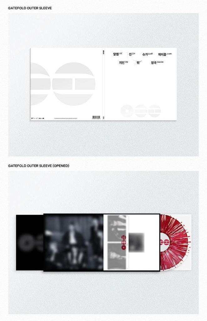 BTS ARIRANG Deluxe Vinyl LP 2 Types Set – B&W Ver. + Color Ver. Limited Collector Edition