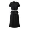 Women's Belted Midi Dress