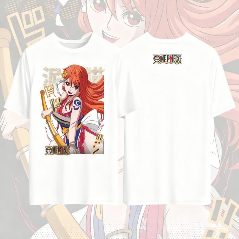One Piece Nami Anime Printed Tshirt Unisexs and Womens Tshirt Unisexs Top Sports Tshirt Unisexs Tshirt Summer Tee 2026 New