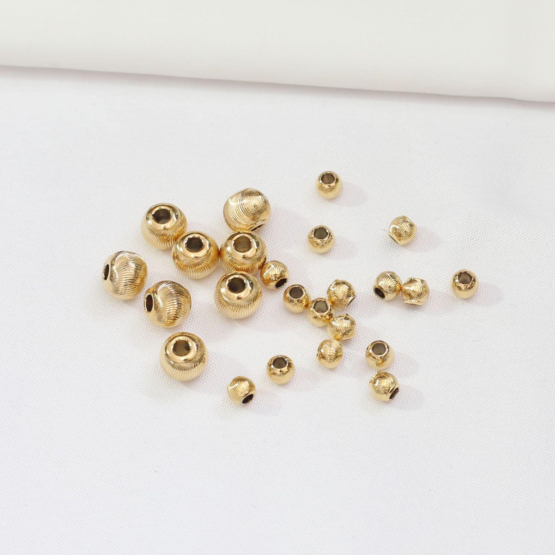 

100 шт. Не тускнеющие 24K Вакуумное Золотое Напыление Кошачий Глаз Партия Цветок Круглая Бусина Сделай Сам Материал для Рукоделия Бисером Свободная Бусина Бусина-Разделитель Золотая Фасоль Аксессуары R23 5mm