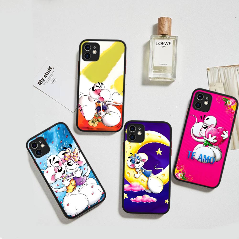 Anime Cartoon D-DiddlS For IPhone 16 15 14 Plus 13 12 11 Pro Max X XS MAX Translucent Matte Shockproof Cover
