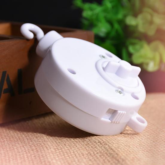 Baby Crib Bed Hanging Bell Wind-up Rotating Music Box Kids Develop Toy Gift