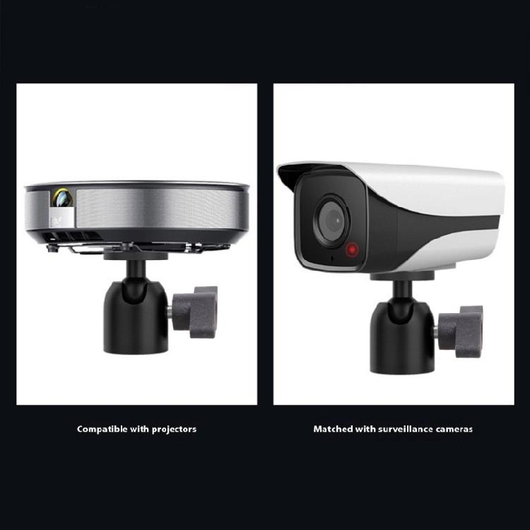 Rotating Aluminum Adapter Converter 3/8 To 1/4 Screw Suitable For Stabilizing Cameras Projectors And Recording Devices